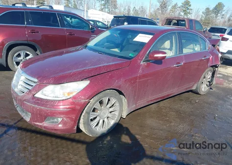 2009 Hyundai Genesis 3.8 z USA, uszkodzony, nr VIN KMHGC46EX9U051295